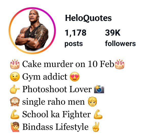 Gym Bio For Instagram