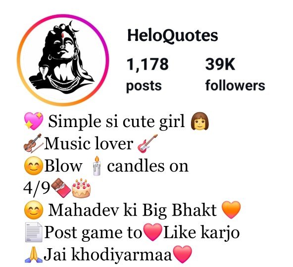 Mahakal Bio For Instagram For Girls