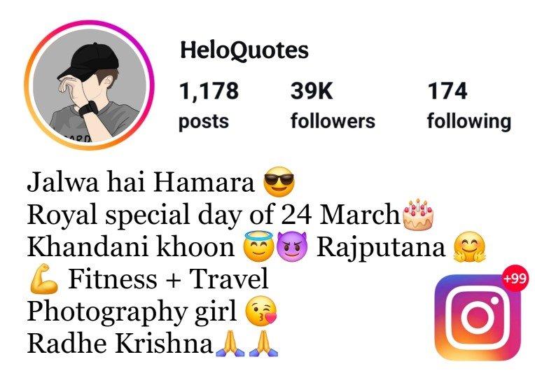 Rajput Bio For Instagram