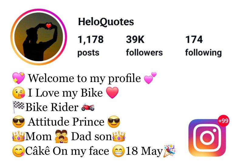 Bike Rider Bio For Instagram